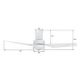 thumbnail image 6 of Carro Porter 44'' Smart Ceiling Fan with Remote, Light Kit Included, White Finish, 6 of 7