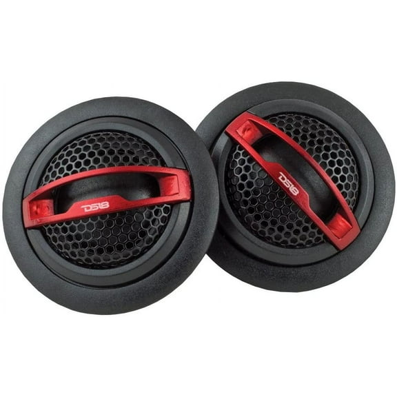 DS18 DS18-EXL-TW2.5 2.5" 100W MAX 4 Ohm Silk Dome Tweeter w/ 1" Voice Coil, Pair