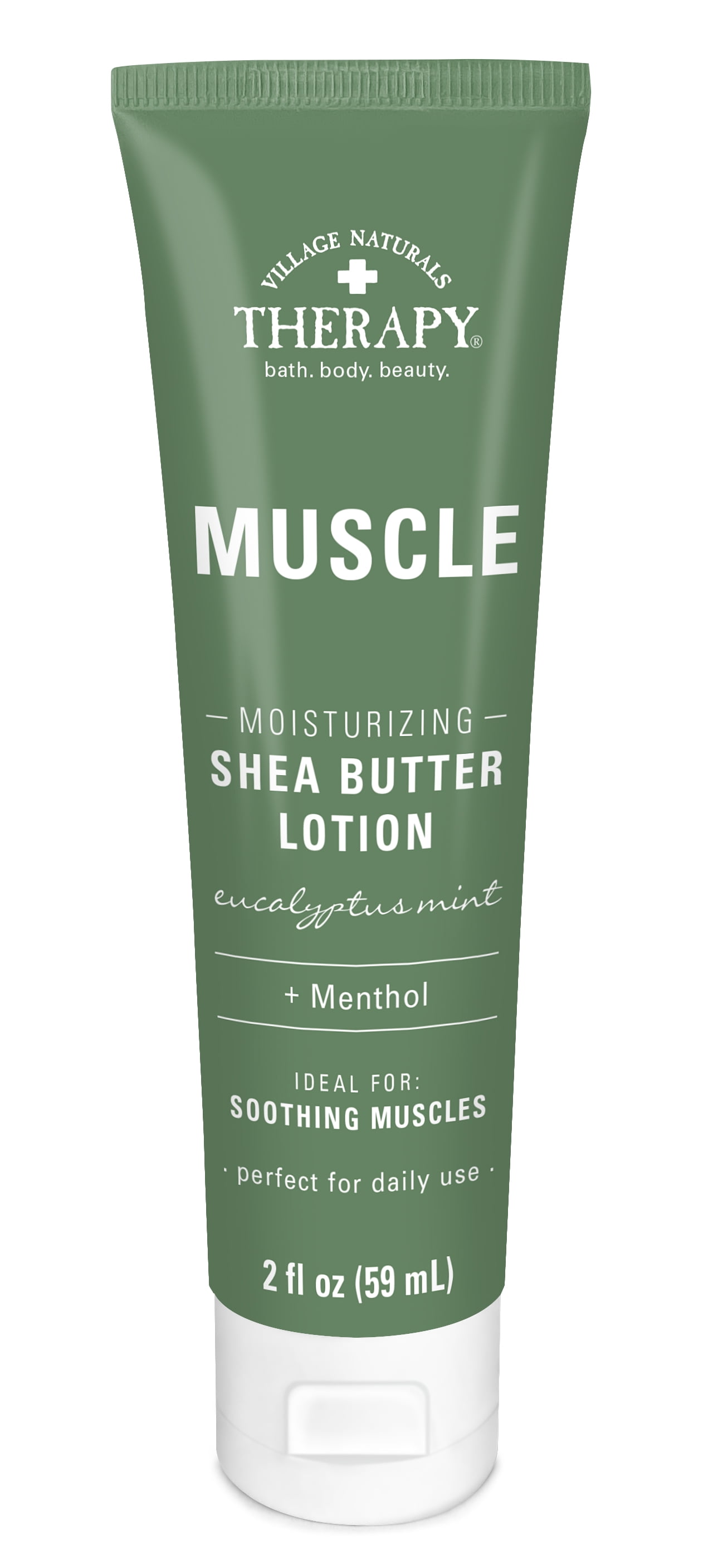 Village Naturals Therapy Muscle Shea Butter Lotion for Muscle Relief, 2