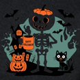 thumbnail image 3 of CafePress - Pumpkin Skeleton Drinking Coffee Shirt, Funny Hall Men's Zip Up Hoodie - Zip Hoodie, Classic Hooded Sweatshirt with Metal Zipper, 3 of 4