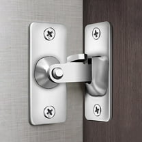 GOOHOCHY  Heavy Duty Shackle Bolt Silver Finish Buckle Lock Door Hasp Outdoor Latch