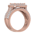 thumbnail image 2 of 2.6 Carat Diamond Engagement Ring Band in 14K Rose Gold (Ring Size 4.75), 2 of 5
