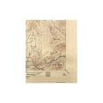 thumbnail image 2 of Topographical Map - Reno Nevada Sheet - USGS 1893 - Vintage Wall Art, 2 of 4