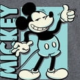 thumbnail image 3 of Mickey & Friends - Mickey Light Blue Vintage - Men's Long Sleeve T-Shirt, 3 of 5