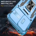 thumbnail image 6 of Bestroad Galaxy S23 FE Case with Stand and Slide Camera Cover, Rugged Shockproof Phone Case for Samsung Galaxy S23 FE, Sky Blue, 6 of 13