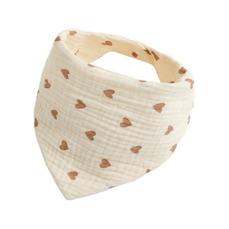 

Newborn Feeding Bib Muslin BibS for Baby Boy Girl Teether Cloth Soothing Bandana