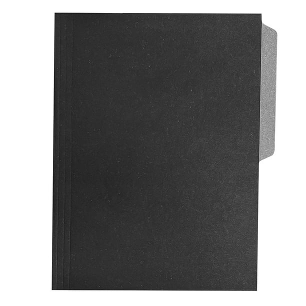 Fólder Pendaflex Negro Carta Ceja 1/2 Paquete C/25