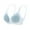 #0164-Blue, variant on Ailaofu Womens Seamless Wirefree Bras Comfortable Wireless Bras No Underwire Push Up Soft Back Smoothing Supported Bra