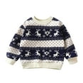 thumbnail image 1 of Gibobby Blusas Termicas Suéter de lana para niños, otoño e invierno, suéter nuevo para niños, ropa gruesa de manga larga para, ropa de abrigo para niñas, ropa para niños（Azul， 6-7 Años), 1 of 5