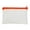 Orange, variant on Gnwei Clear Pouch with Zipper for Exams, Clear, Soft and Waterproof Zipper Bags, Office Bags, Cosmetic Bags, Currency Bags, Stationery Bags, Multi-Purpose Bags, 5.7x8.6 IN