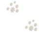 thumbnail image 1 of Inteprter 1 Juego de adornos navideños, colgantes de copos de nieve de estilo Simple, accesorio colgante, decoración de adorno de Festival para Blanco 2Conjunto, 1 of 6