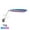 C, variant on Orange (A) Fishing Spanish mackerel small iron plate lure with sequins three hooks fresh water shore casting lure long-distance casting lure night light