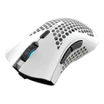 thumbnail image 1 of Mouse gamer inalámbrico recargable luces 7 botones Eo Safe Imports Blanco, 1 of 5
