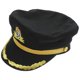 thumbnail image 3 of KAKOWELY Gorra de capitán bordada para disfraz de marinero, para niños, gorra de capitán de la marina, para cosplay, 3 of 4