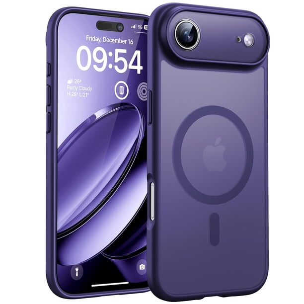 Funda de teléfono TOCOL para iPhone 17 Air de 6.5 pulgadas con MagSafe Purple