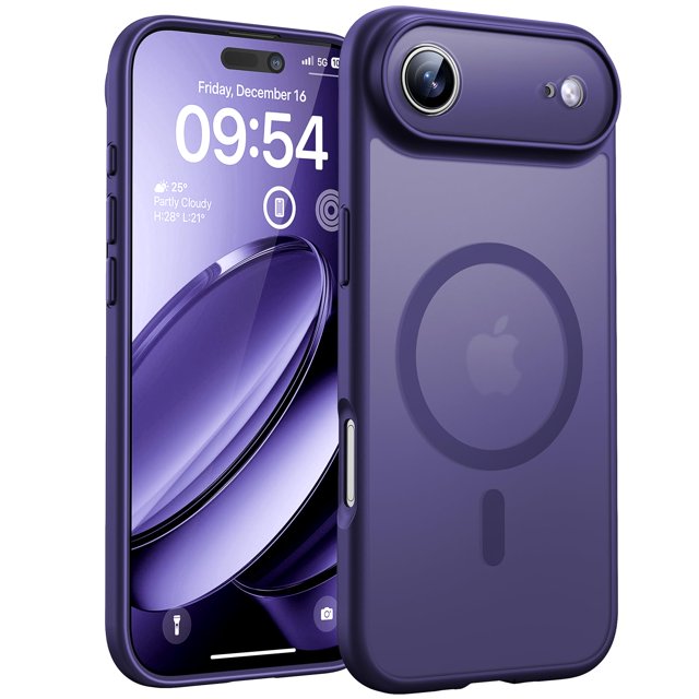 Funda de teléfono TOCOL para iPhone 17 Air de 6.5 pulgadas con MagSafe Purple