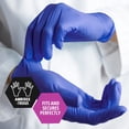 thumbnail image 3 of MED PRIDE Nitrile Gloves, 1000 Count, Blue, Disposable Powder & Latex-Free Gloves for Hospital & Home Use, X-Large, 3 of 5