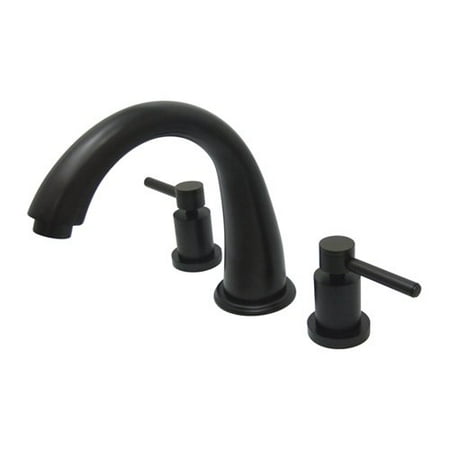- Kingston Brass Concord Two Handle Roman Tub Faucet