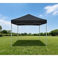 thumbnail image 2 of Tente à Auvent Escamotable – Installation Instantanée 9x9 – Pavillon Extérieur – Abri Commercial Robuste – Sac à Roulettes et 4 Sacs de Sable – Imperméable et UPF 50+ – Plage, Marché Fermier, 2 of 2