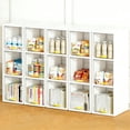 thumbnail image 5 of 3-Tier Slim Narrow Storage Cabinet - Clear Door Organizer for Small Spaces, Bathroom & Closet, 5 of 10