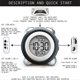 thumbnail image 3 of Digital Alarm Clock,Time Date Display Twin Bell Very Loud for Heavy Sleepers Dual Alarm Blue Backlig, 3 of 5