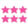 thumbnail image 1 of Parche de lentejuelas de 5 estrellas Uxcell, parches de planchar, parche de lentejuelas para reparación de ropa 90x90mm/3.54x3.54" Paquete de 6 (Rojo Rosa), 1 of 7