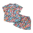 thumbnail image 4 of Toddler Baby Boy Shorts Sets Floral Beach Leisure Suit Boy'S Suit Vacation Suit Kid Floral, 4 of 8