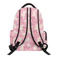thumbnail image 2 of HELLHERO Pink Bow Camo 17 Inch School Backpack, Durable Scratch Resistant Bookbag for Preschool Elementary School and Daily Travel, 2 of 8