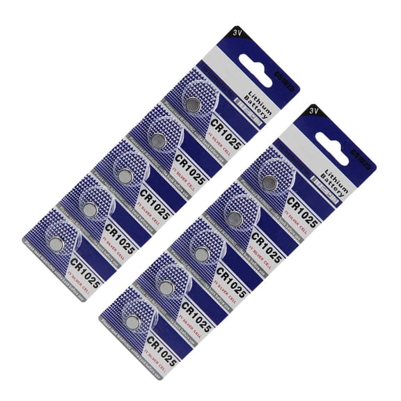 Ciwanning Quality Metal Button Batteries CR1025 3V Lithium Battery for Everyday Use