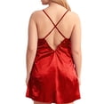 thumbnail image 5 of DYMADE Women Christmas Sleeveless Sexy Solid Nightdress Pajama, 5 of 5