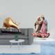 thumbnail image 2 of Estatua abstracta de toro, figura de buey de resina, escultura de mesa, letrero acrílico, decoración de escritorio, artesanía artística, adecuada para, 2 of 8