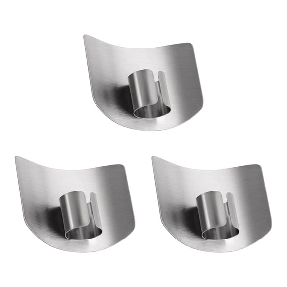Dvkptbk Veggie Chopper Stainless Steel Finger Guard Kitchen Vegetable Cutter Cut Hand Guard Kitchen Tools Finger Kitchen Essentials