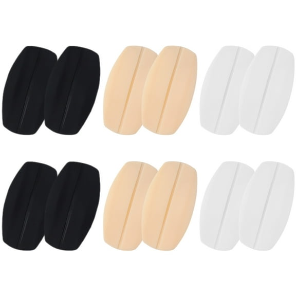 ITSELFER 6pcs Silicone Shoulder Pads Strap Cushions Bra Strap Holder Bra Strap Cushion