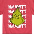 thumbnail image 3 of Dr. Seuss - Naughty Grinch - Toddler And Youth Short Sleeve Graphic T-Shirt, 3 of 5