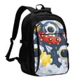 thumbnail image 1 of Balery Astronaut And Space Mochila con carga USB para hombre y mujer - Mochila impermeable y antirrobo para laptop con puerto USB para viajes, trabajo, 1 of 7