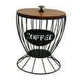 thumbnail image 4 of bedienty Coffee Pod Holder Container Reusable Versatile for Home with Counter lid Kitchen Cafe black, 4 of 5