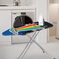thumbnail image 2 of HELLHERO Ironing Board Cover Hook and Loop Fastener Elastic Edge Rainbow UFO Stars Replacement Ironing Board Covers for Friends, 2 of 5