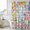 LightGrey, variant on Spring Easter Shower Curtain, Waterproof Shower Curtains for Bathroom, Watercolor Eggs Gnomes Floral Butterflies Plants Washable Fabric Bathtub Curtain Set Bath Decor with 12 Hooks Extra Long 72"x96"