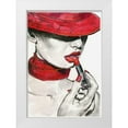 thumbnail image 1 of Tashe 14x18 White Modern Wood Framed Museum Art Print Titled - Ready for Kiss, 1 of 4