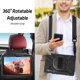 thumbnail image 3 of zenrich Funda para Samsung Galaxy Tab S10 Lite / S10 FE / S9 FE 10.9 Pulgadas 2025 /S9/S8/S7 11 Pulgadas, Funda Protectora Antigolpes con Pie de Apoyo/Correa de Mano/Correa de Hombro, Negro, 3 of 8