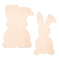 thumbnail image 4 of 5 Pieces Easter Wooden Bunny Cutouts Wood Pieces for Spring Easter DIY Craft, 4 of 8