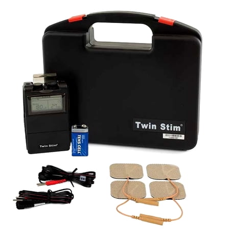 DJO Global Twin Stim 2nd Edition 2-channel EMS TENS Unit for Pain Relief