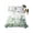 Sage Green, variant on Twin Size Flat Sheet Only, Sage Green Eucalyptus Soft Brushed Microfiber Bed Sheets, Farmhouse Botanical Leaves Hotel Quality Breathable Bedding Top Sheet, Easy Care, 66"x96"
