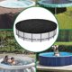 thumbnail image 4 of Cubierta redonda para bañera de hidromasaje, cubierta antipolvo para piscina, cubiertas impermeables para spa al aire libre para bañera/salu/spa con mensajes de burbujas, negro 160*90cm, 4 of 5