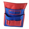 thumbnail image 3 of GUOOL Oxford Cloth Desk Chair Seat Back Organizer and Label Slot with Pockets Sundries Red Blue, 3 of 9