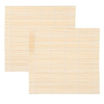 PBPBOX 2pcs Japanese Sushi Rolling Mats Natural Sushi Maker Kit For Home Use For Family Gatherings And Sushi Parties