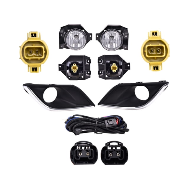 Set Faros Niebla Aveo 2018 Chevrolet C/Rejilla Filo Crom Generica