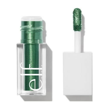 E.L.F. Liquid Metallic Eyeshadow, Gel Formula, High-Impact Multi-Dimensional Finish, One-Swipe Coverage, Aurora, 0.1 Fl Oz (3Ml)