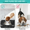 thumbnail image 4 of Dog Food Mat, Dog Mat for Food and Water, Pet Dog Cat Bowl Mat, No-Slip Absorbent Water Feeding Mat with Coffee House Chalkboard,17inx30in, 4 of 7