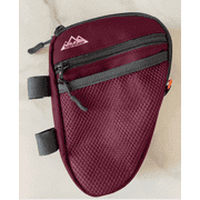 SupreGear Forearm Crutch Bag, Lightweight Elbow Pouch with Cup Holder, Dark Red, 1 Pack